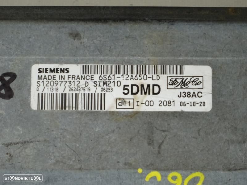 Centralina De Motor Ford Fusion (Ju_)  S120977312d / 5Dmd / 6S6112a650 - 2