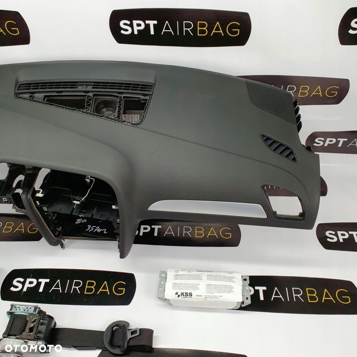 AUDI A4 B8 LIFT DESKA ROZDZIELCZA KONSOLA KOKPIT PODUSZKI AIRBAG AIR BAG PASY KIT SET - 3