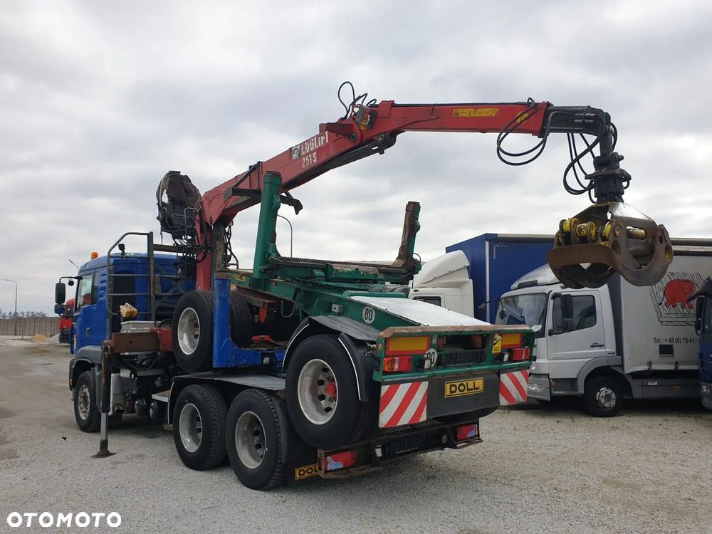 MAN TGA 26.480 6x4 HDS DO DŁUŻYCY DREWNA DRZEWA - 7