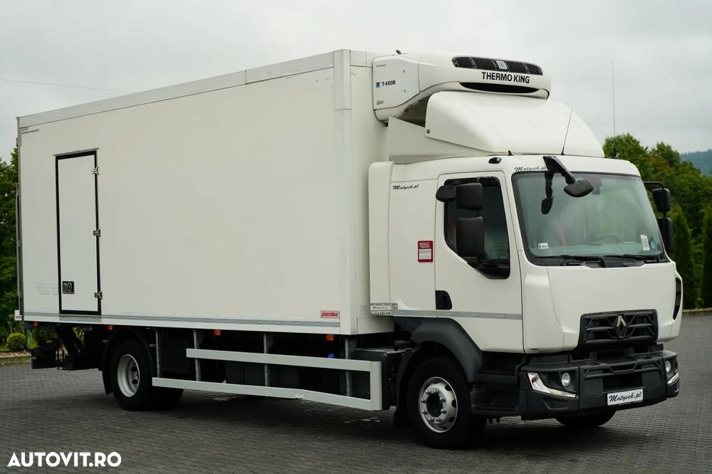 Renault D 250 / FRIGORIFER - 6,7 m / THERMO KING T 600R / + platformă elevatoare PALFINGER / 2021 / - 4