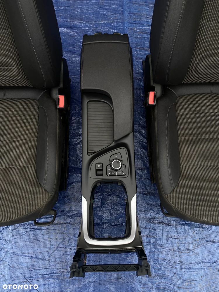 FOTEL FOTELE KANAPA BOCZKI PODŁOKIETNIK TUNEL WNĘTRZE KOMPLET PÓŁ SKÓRY OPEL INSIGNIA A SEDAN HATCHBACK KOMBI 2009-  EUROPA - 8