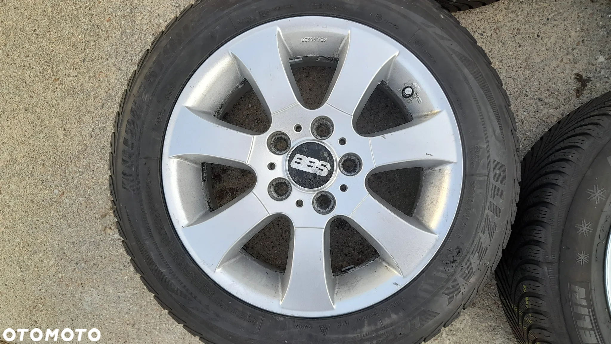 felgi bbs 7 16 et34 5x120 michelin 205 55 16 - 4