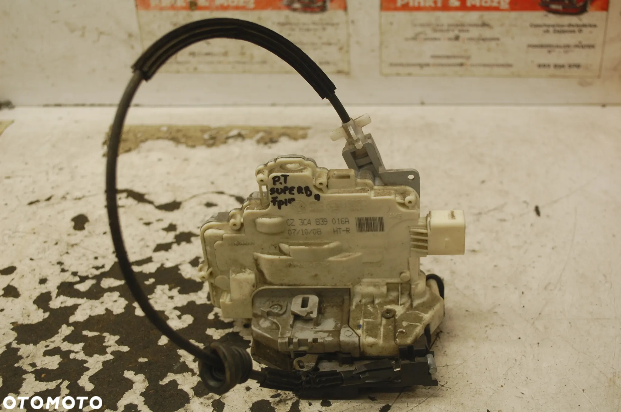 ZAMEK DRZWI PRAWY TYŁ TYLNY 3C4839016A 7 PIN VW PASSAT B6 AUDI Q7 3C4839016B 3C4839015B - 8