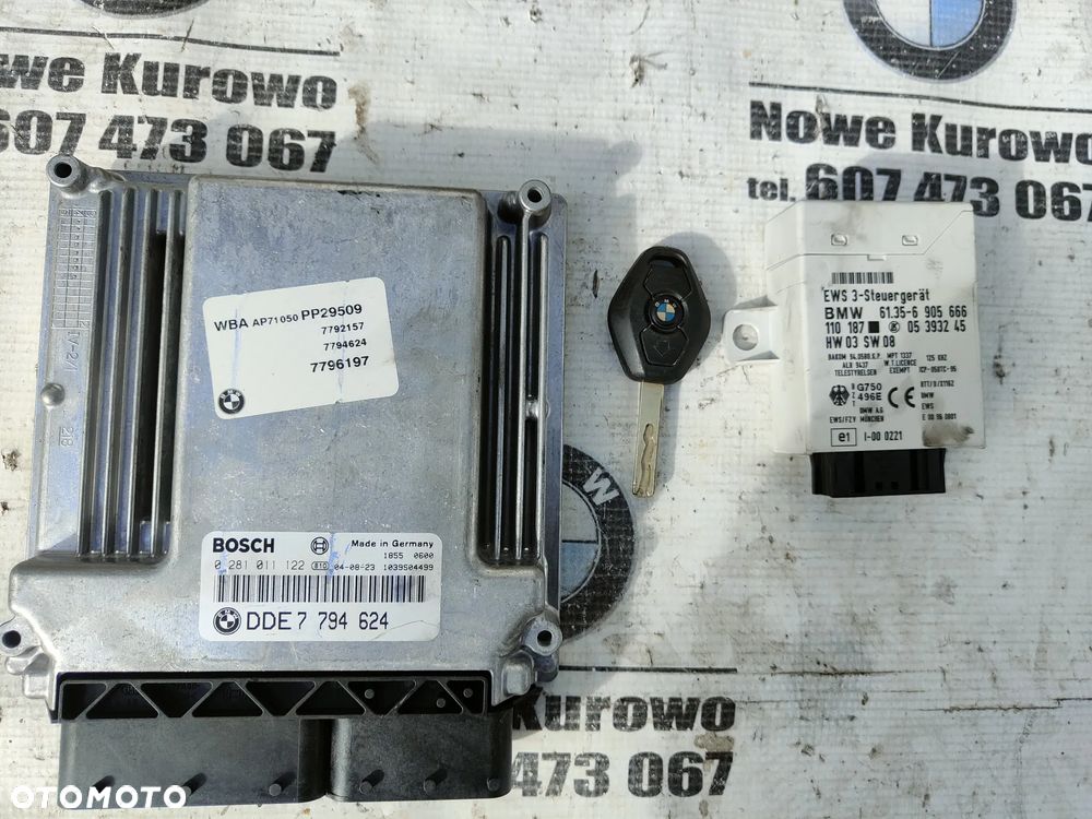 BMW E46 2.0d 150KM Komputer Sterownik silnika Zestaw startowy7794624 - 2