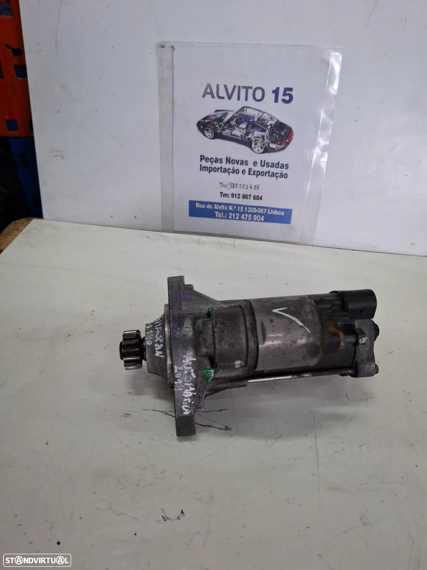 Motor de arranque VW Sharan 2.0 140 cv  para caixa automática , 2014 - 2