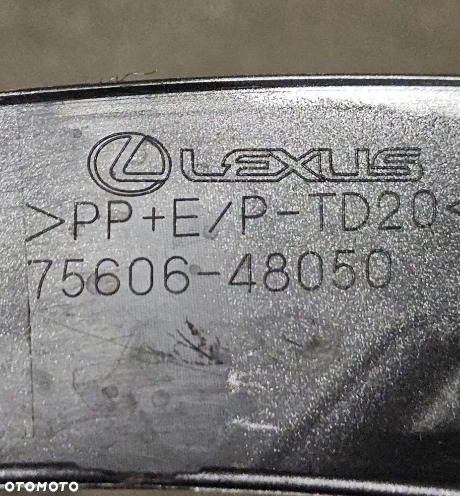 LEXUS RX V RX350H RX450H+ RX500H 2023- 23- LISTWA NA BŁOTNIK lewy TYLNY 75606-48050 - 3