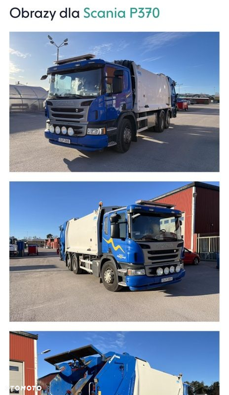 Scania P370 6X2 EURO6 Smieciarka JOAB dwukomorowa - 23