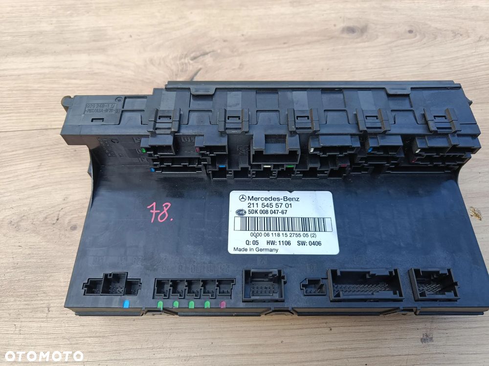 MERCEDES W211 MODUŁ SAM KOMFORTU 2115455701