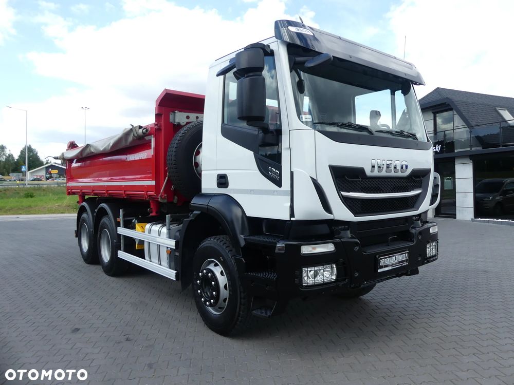 Iveco TRAKKER / X-WAY 420 / 6x4 / KH-KIPPER 3 STR / HYDROBURTA / WYWROTKA / - 15
