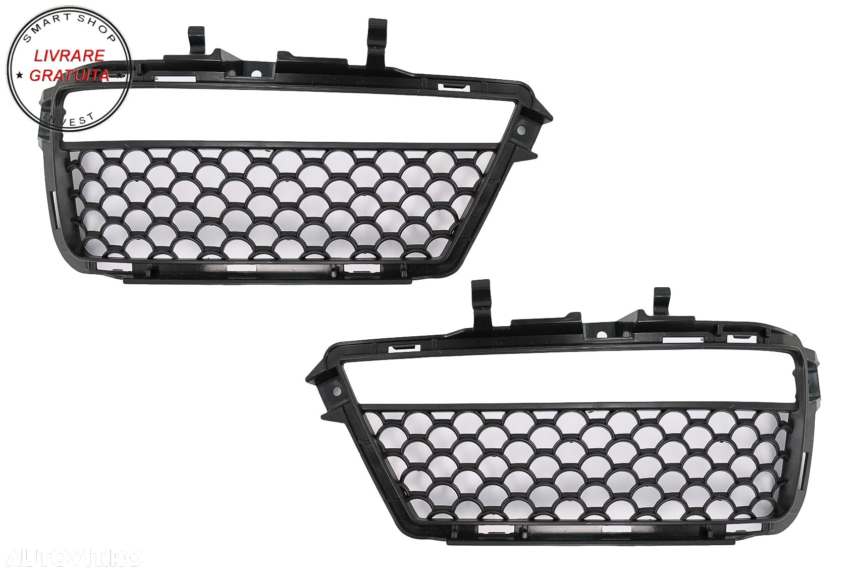 Grile Laterale Bara Fata Mercedes S-Class W221 (2005-2012) S63 S65 Design- livrare gratuita - 2