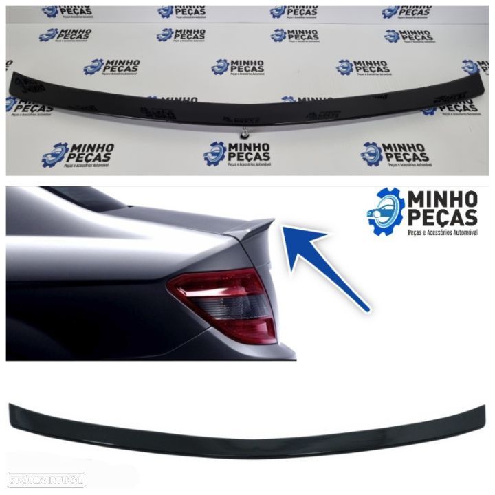 Spoiler | Aileron de Mala Mercedes Class C W204 Sedan (2007 a 2014) - 1