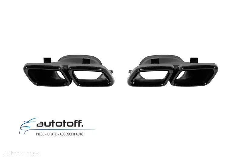 Pachet exterior compatibil GLS X166 Facelift (15-19) 63AMG Black Design - 4