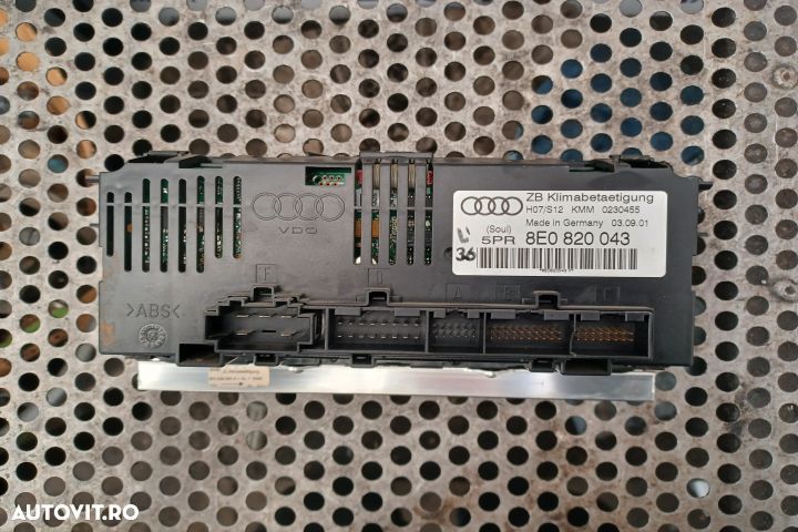 Comanda AC 8E0820043 Audi A4 B6 [2000 - 2005] Sedan 1.9 TDI MT (100 h - 1
