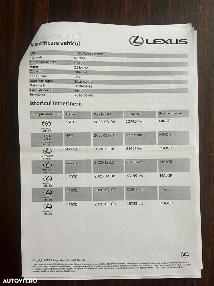 Lexus Seria NX 300h AWD Executive Plus - 17
