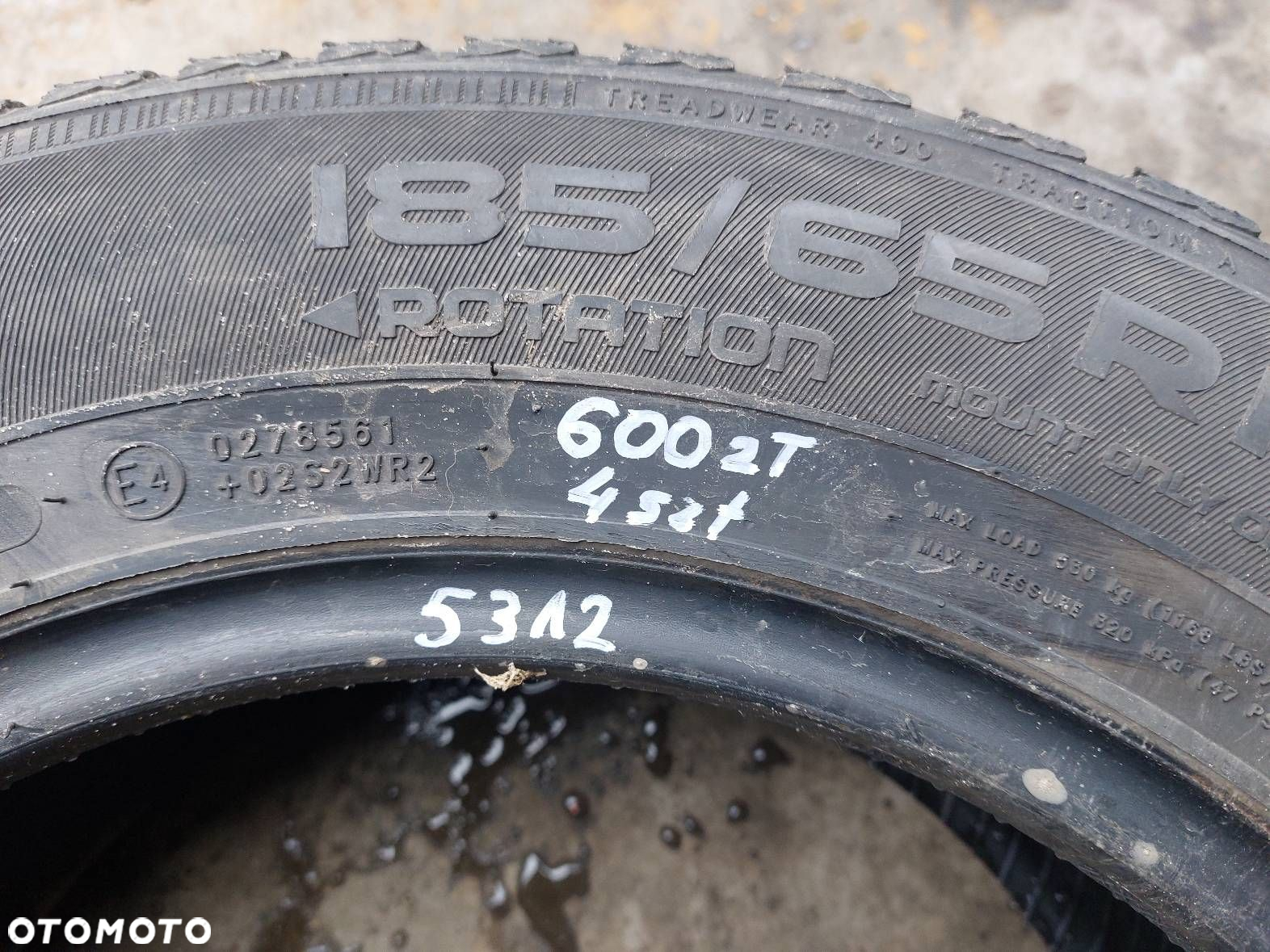 OPONY ZIMOWE 4 SZT 185/65R14 2019R NOKIAN WR D4 - 6