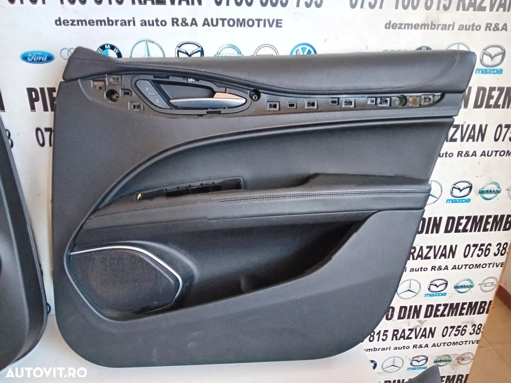 Fata Tapiterie Usa Din Piele Alfa Romeo Stelvio 2017-2022 Volan Stanga Impecabile - 5