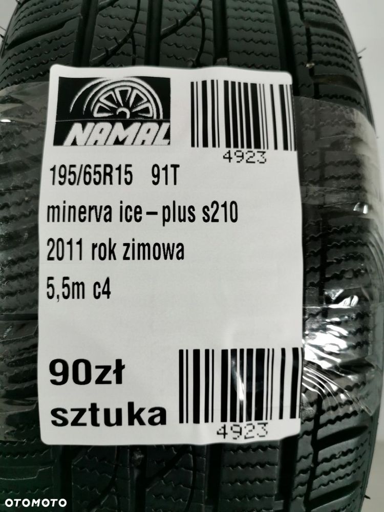 1x minerva ice-plus 195/65r15 opona zimowa 4923 - 8