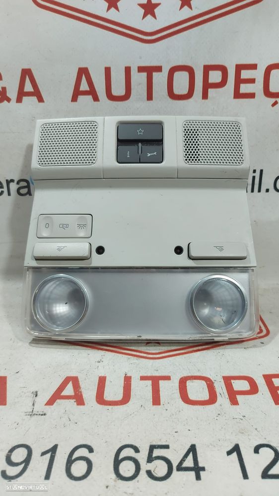 Plafonier Luz Luzes Interior Teto Tejadilho Frente Frontal Central VW Golf 6 VI Original - 1