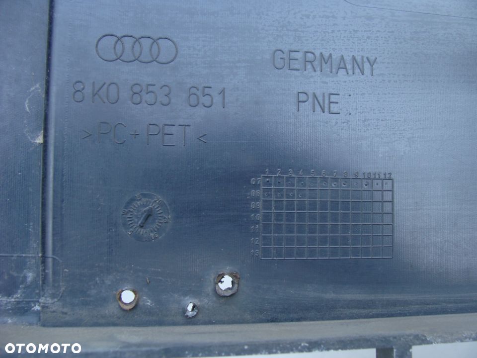 ATRAPA GRILL AUDI A4 B8 8K0853651 - 11