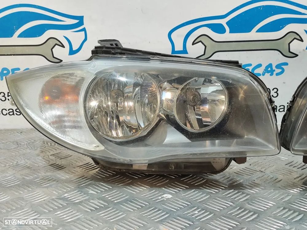 OTICA OTICAS ESQUERDO DIREITO BMW SERIE 1 E87 63117249652 7249652 63117193389 7193389 E81 E87 LCI E82 COUPE E88 CABRIO OPTICA OPTICAS FAROL FAROIS - 5