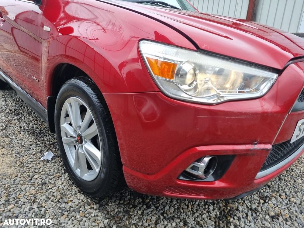 Bara fata Mitsubishi ASX 2012 - 2016 Orient Red P26 (1496) Diesel model fara spalatoare ... - 2