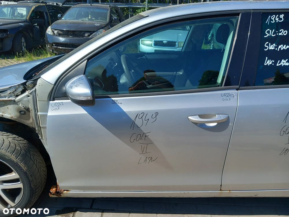 VW GOLF VI DRZWI LEWE PRZEDNIE LEWY PRZÓD KOLOR: LA7W