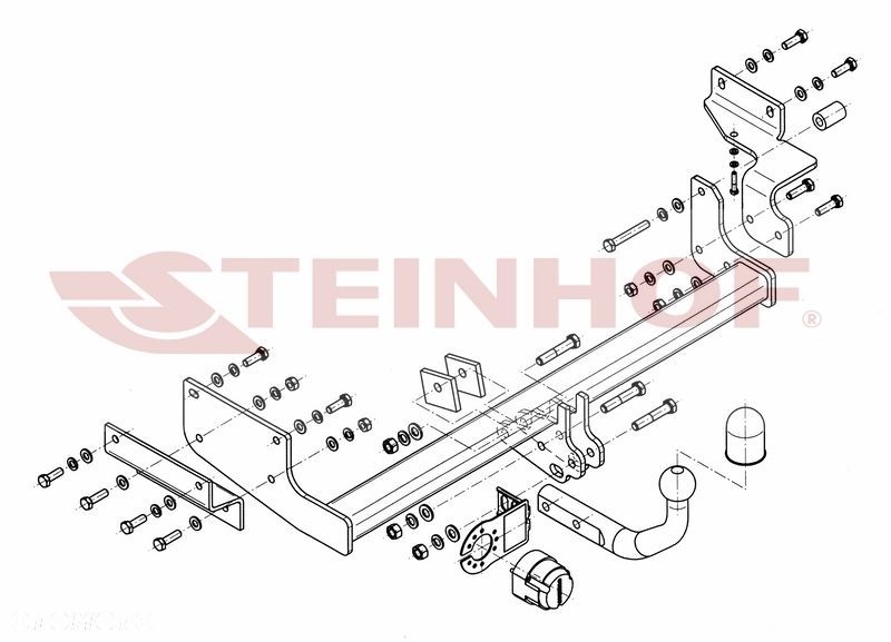 Hak holowniczy + WIĄZKA 7PIN do Volvo V40 Kombi od 2000 do 2004 - 2