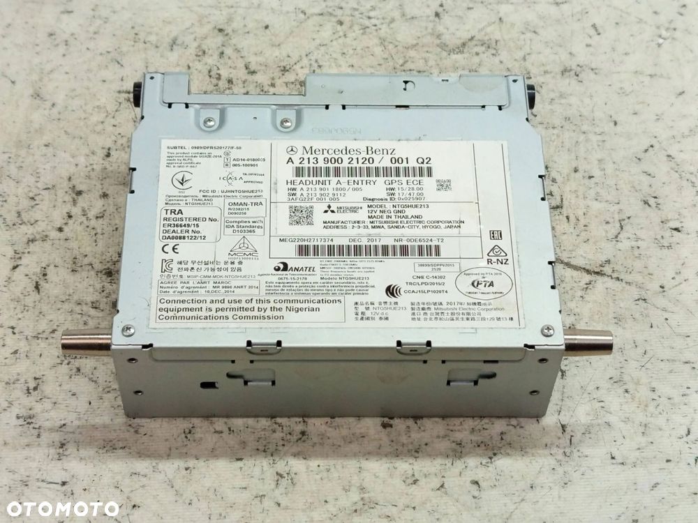 MERCEDES BENZ E KLASA W213 W238 NAWIGACJA RADIO CZYTNIK NAVI A2139002120 - 1