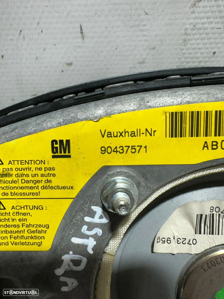 .Airbag Volante Condutor GM Opel Astra Zafira 90437571 1998 - 2005 - 8