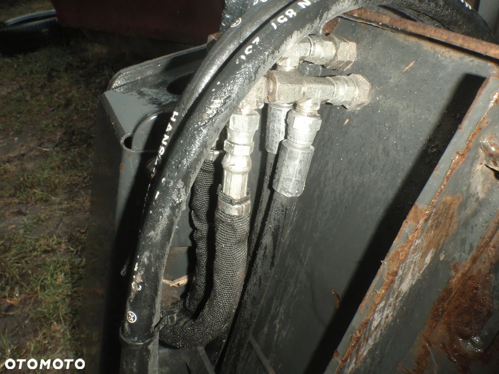 Łyżka hydrauliczna szczęka krokodyl szufla spych oryginał bobcat 4w1 volvo jcb cat deutz jak NOWA nie powybijana - 5