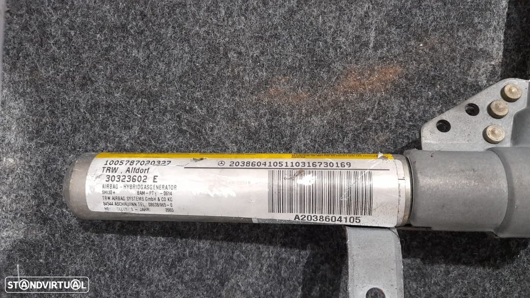 FITA CORTINA AIRBAG PORTA PORTAS MERCEDES BENZ CLASS C W203 WAGON CARRINHA C 220 - 3