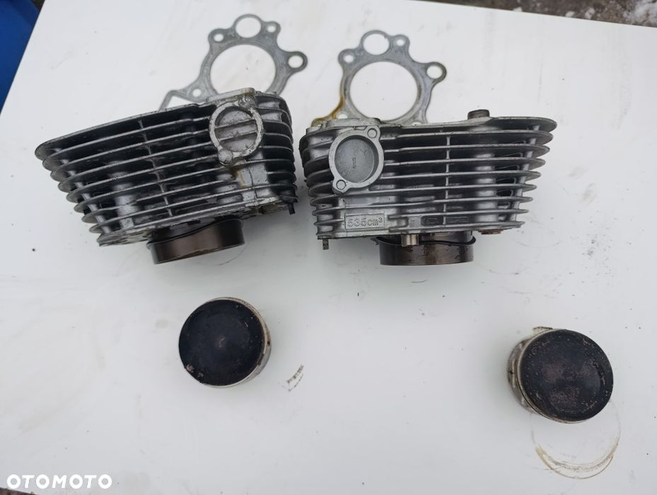 Cylinder Yamaha Virago 535 XV 2yl cylindry tłoki tłok silnika E1 - 8