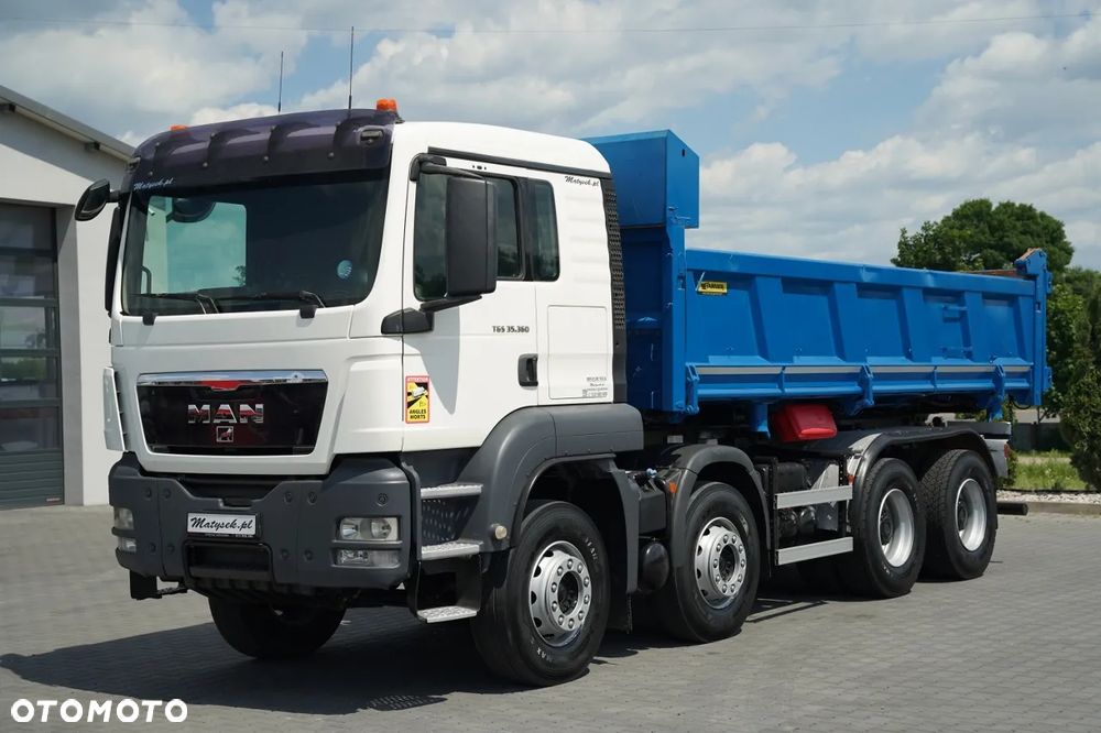 MAN TGS 35.360 / 8x4 / WYWROTKA 2 STRONNA  / HYDROBURTA / BORDMATIK / EURO 5 - 11