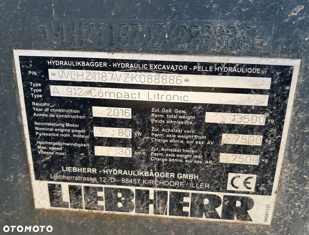Liebherr A912 compact Koparka kołowa - 5
