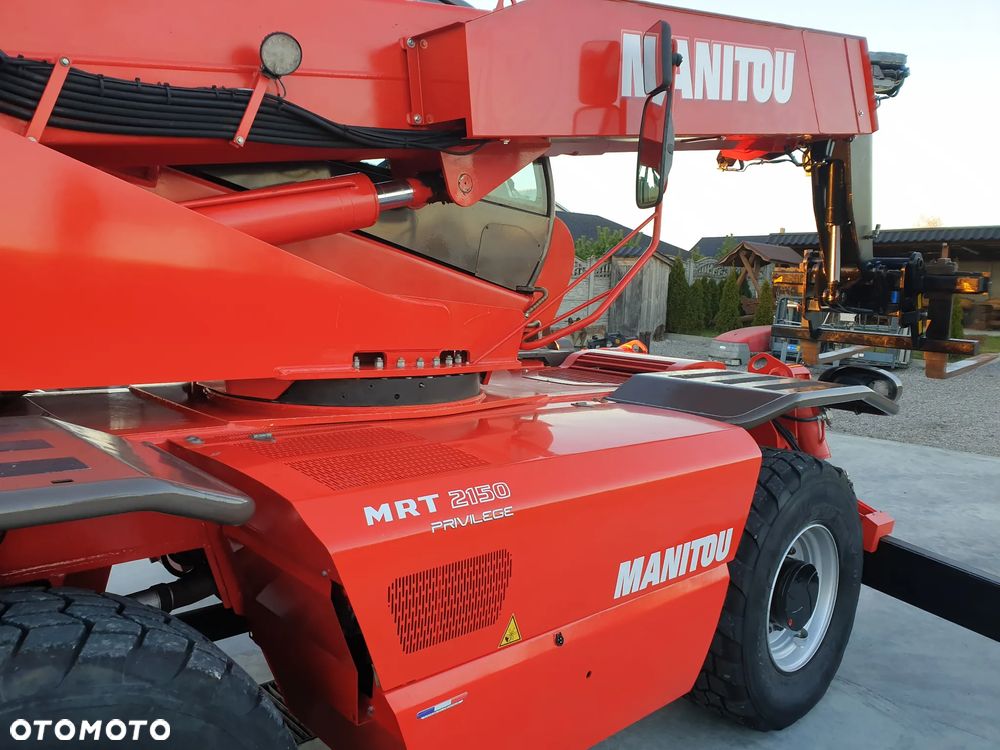 Manitou MRT ROTO 2150 Privilege KOSZ/WIDŁY/PILOT SPROWADZONA SUPER STAN - 8
