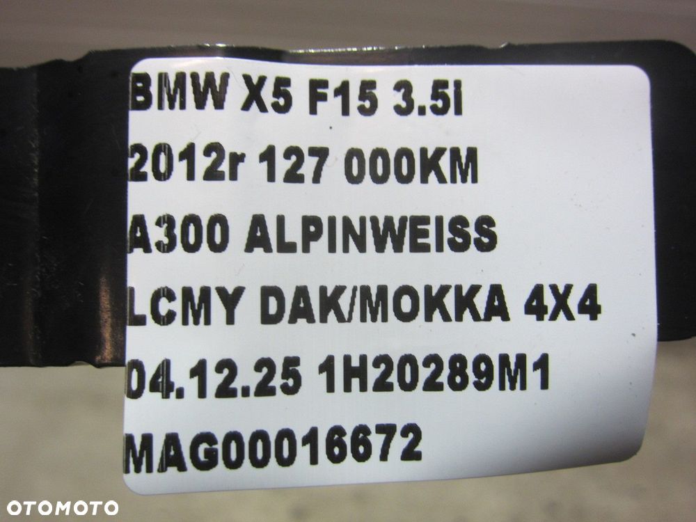 BMW X5 F15 F85 SIŁOWNIK ELEKTRYCZNY KLAPY BAGAŻNIKA PRAWY TELESKOP 7294470 - 8