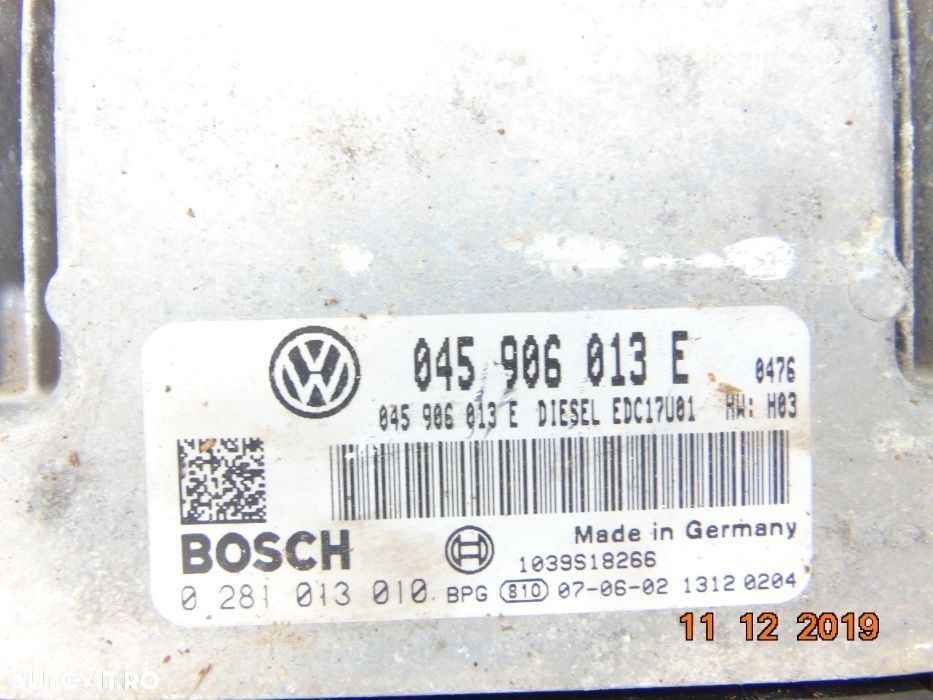Calculator Motor VW Polo 1.4tdi ECU VW Polo 1.4 dezmembrez Polo Ibiza - 2