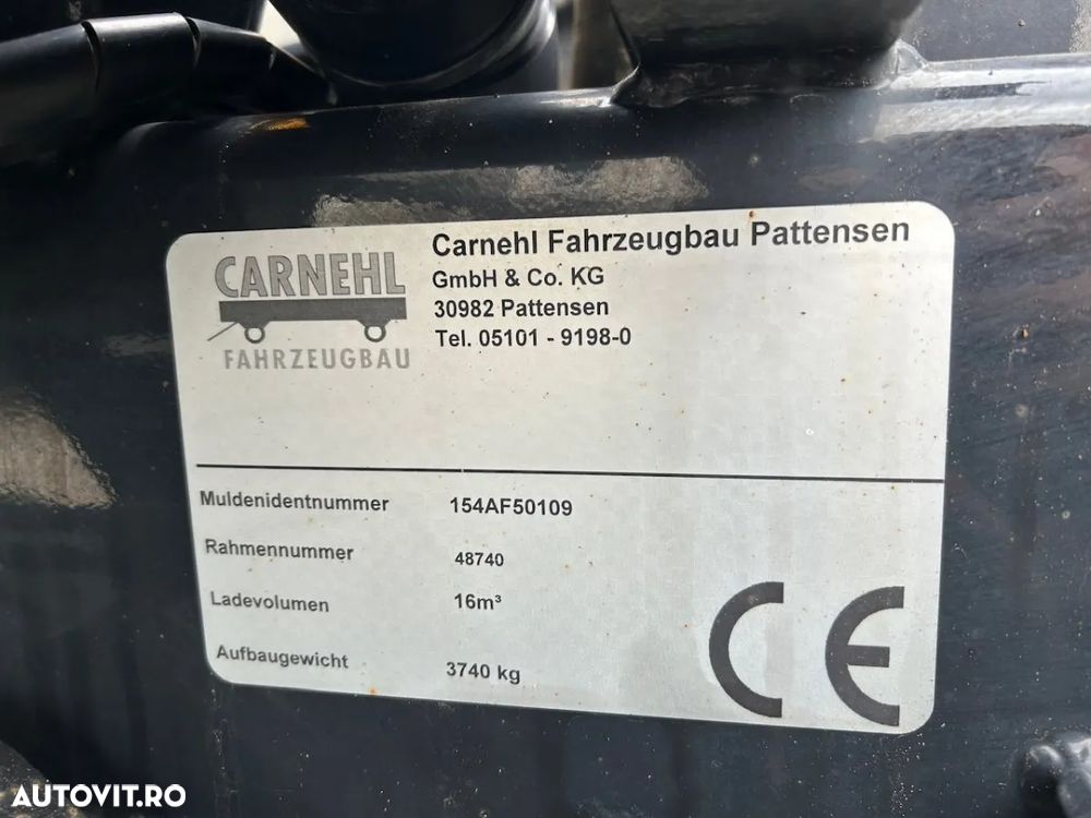 MAN TGS 35.410, Bena termoizolata, factura externa - 17