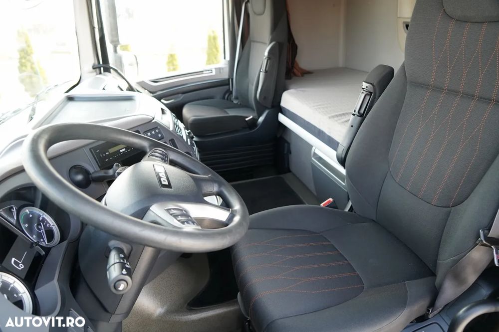 DAF XF 480 / SOLO  7,7 m/ CORTINĂ / 6X2 / PUNTE RIDICATĂ / - 26