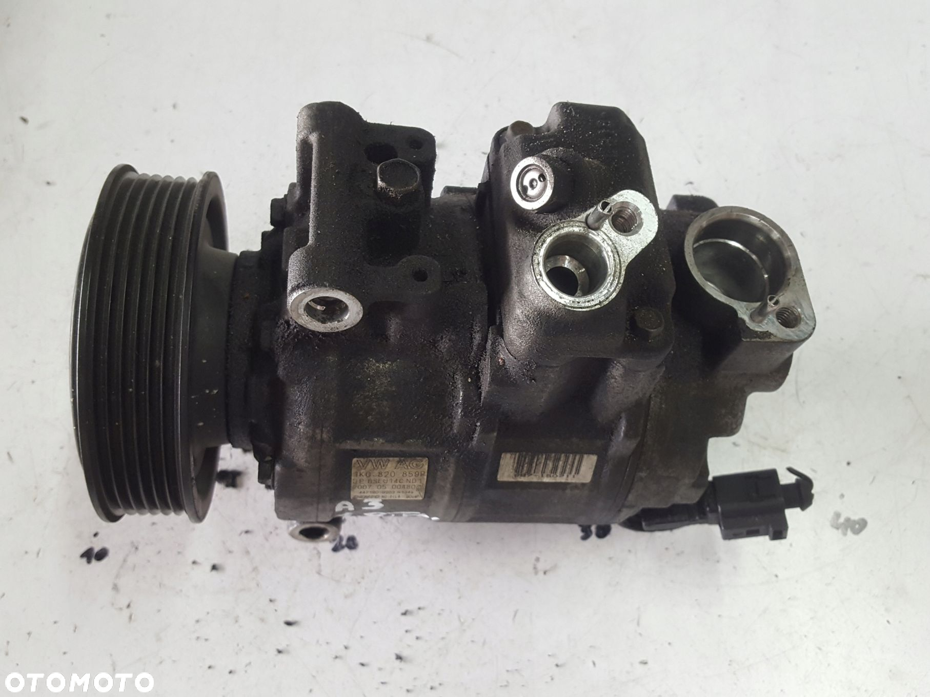 AUDI A3 8P LIFT GOLF VI 1.8 2.0 TFSI SPRĘŻARKA KLIMATYZACJI 1K0820859P - 3