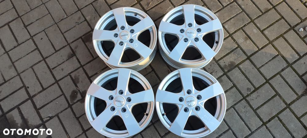 FELGI ALUMINIOWE 5x112 6Jx15 CALI ET47 fi 57,1 VW AUDI SEAT SKODA DEZENT KOMPLET 4 SZTUKI - 1