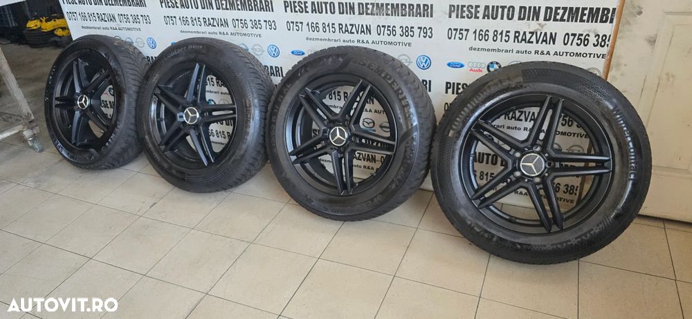 Jante Mercedes Gla Cla B Class Glk C/E Class W204 W205 W212 W213 5x112 Anvelope Noi Iarna 215/65R17 - 2