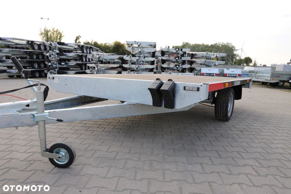 Inny Platforma FOOWEE 3.2x2.2 do transportu dwóch quadów, buggy DMC 1300kg, Podjazdy 2.4m alu - 9