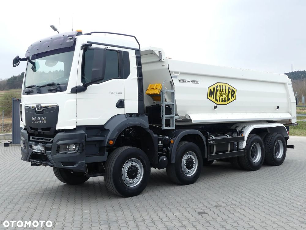 MAN TGS 41.470 / 8x8 / WYWROTKA MEILLER / MANUAL / NISKI PRZEBIEG / - 6