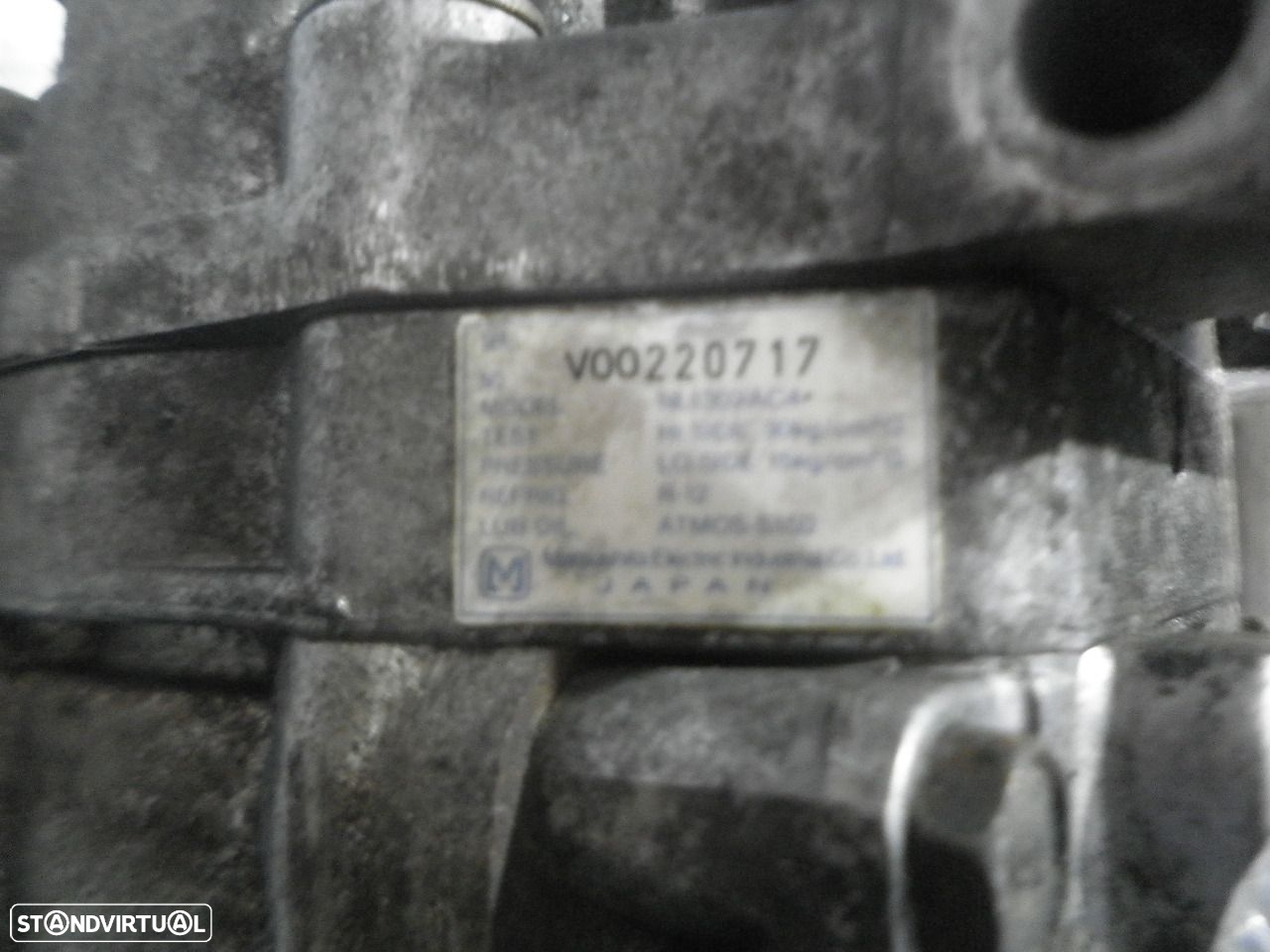 Compressor AC V00220717 HONDA CONCERTO 1992 1.6I 130CV 4P CINZA GASOLINA - 3