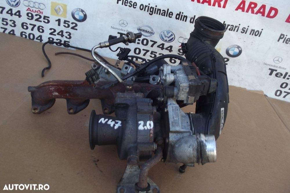 Turbina BMW 2.0 N47 E90 E91 E92 E60 F10 E61 E87 E88 turbosuflanta 2.0 - 6