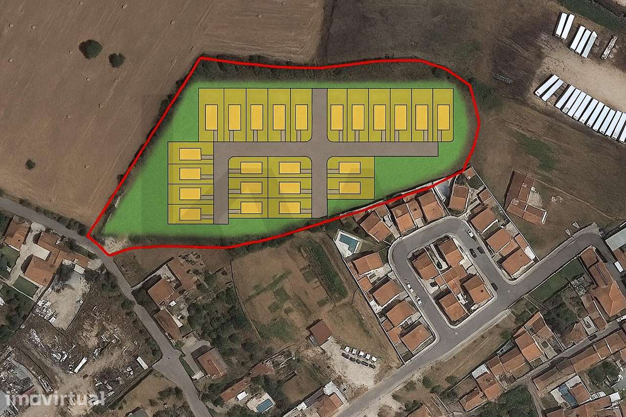Terreno para Condomínio 25 moradias - Cadafais - Carregado - Grande imagem: 2/24