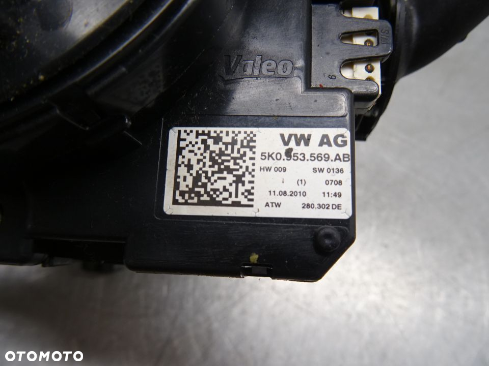 VW PASSAT B6 2.0 TDI PRZEŁĄCZNIK ZESPOLONY MANETKA TAŚMA ZWIJAK 5K0953569AB - 9