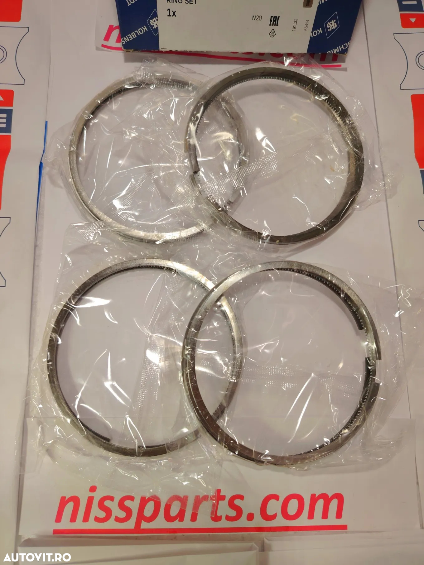 Set segmenti Nissan Atleon 110/120/130, Cabstar 110/120/130, L35 Eco-T100, Trade 100 piese motor - 2