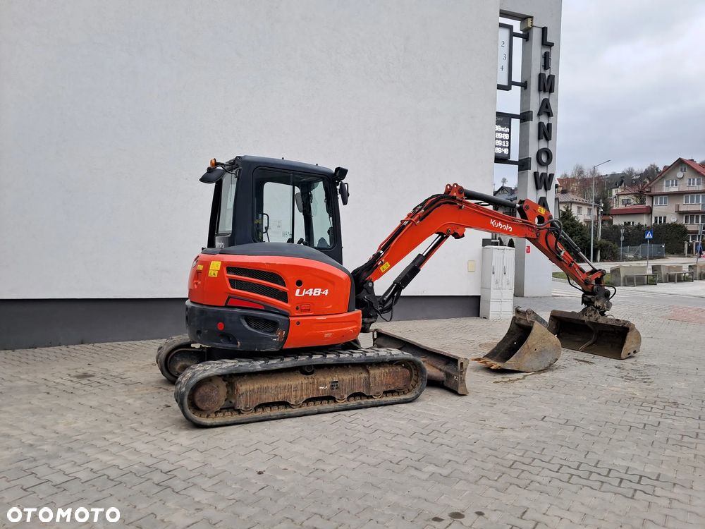 Kubota u48-4 waga 5t TON skarpówka hydrauliczna * 2019r * sprawne oświetlenie  *dodatkowe linie hydrauliczne 2 łyżki lusterka minikoparka u55 kx57 u50 instrukcja PL Red KEY Yanmar Cat JCB Tekeuchi Kubota - 28